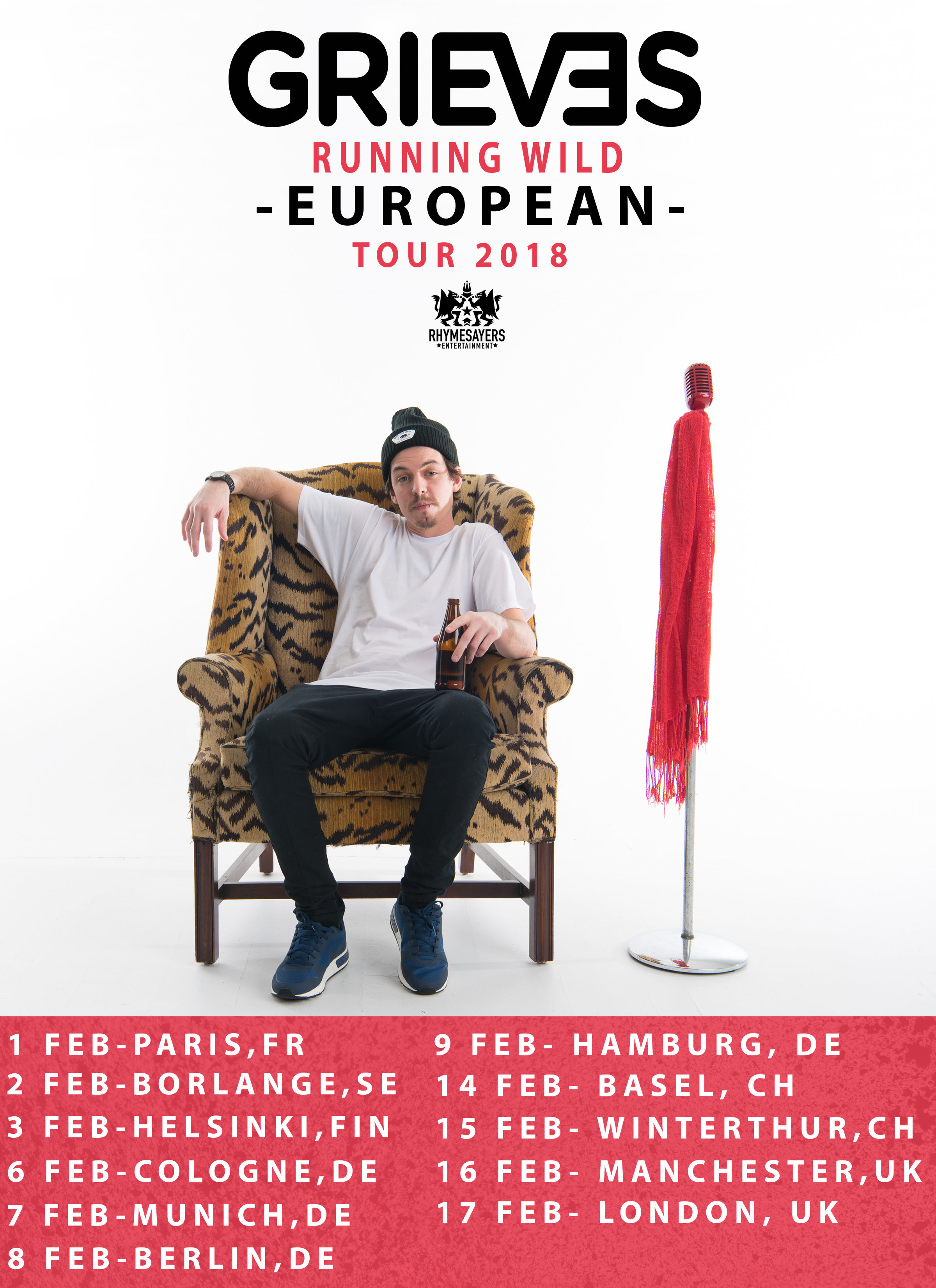 grieves european tour