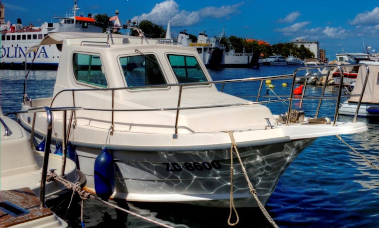 fishing charter boat in Croatia