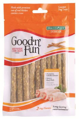 Good N Fun Beefhide Sticks Recall Front View