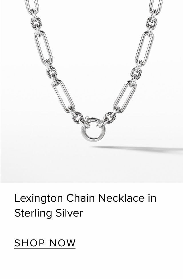 Lexington Chain Necklace in Sterling Silver  SHOP NOW