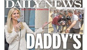Vicious New York Daily News reviles Ivanka Trump as “Daddy’s Little Ghoul,” retails “Palestinian” jihad propaganda