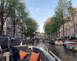 canal cruise in Amsterdam