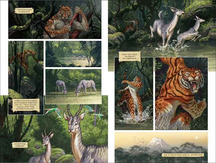 Tribes of Kai, pages 2 and 3. The art and story are complete!