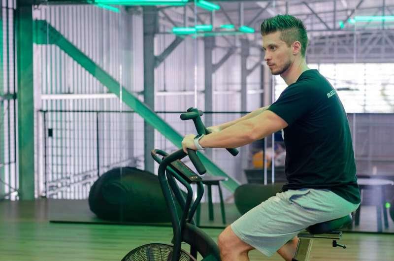 stationary bike gym