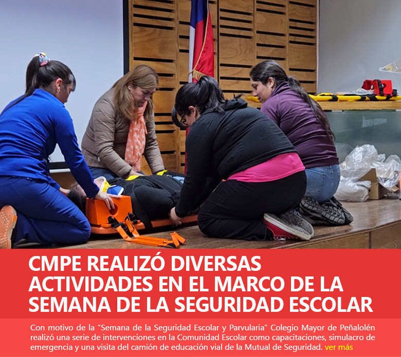 CMPE realizó diversas actividades en el marco de la semana de la seguridad escolar