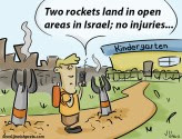 two rockets land