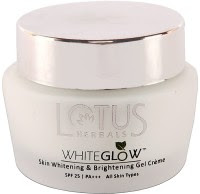 Lotus Herbals White Glow Skin Whitening & Brightening Gel Cream - SPF 25 PA+++ (60 g)
