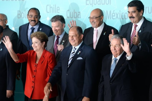 Raul, Dilma, Santos, Maduro