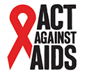 New Act Against AIDS logo New Act Against AIDS logo