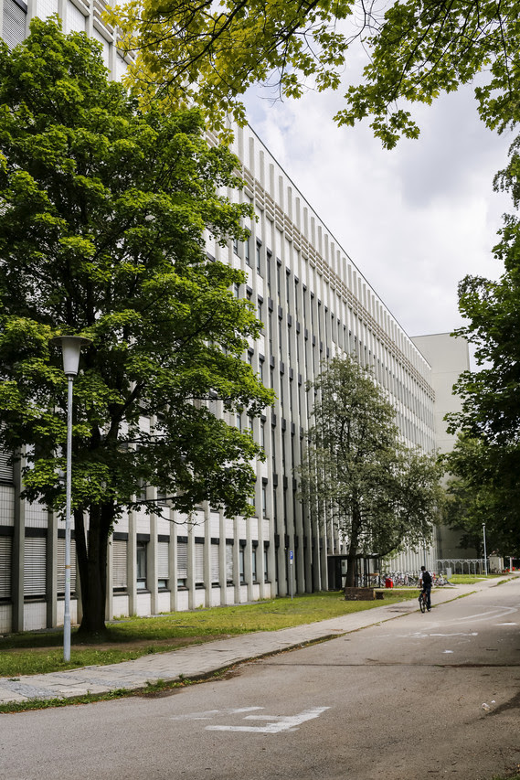 A refugee shelter in Munich.