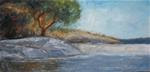 6 x 12 inch Arbutus tree in oil - Posted on Tuesday, March 24, 2015 by Linda Yurgensen